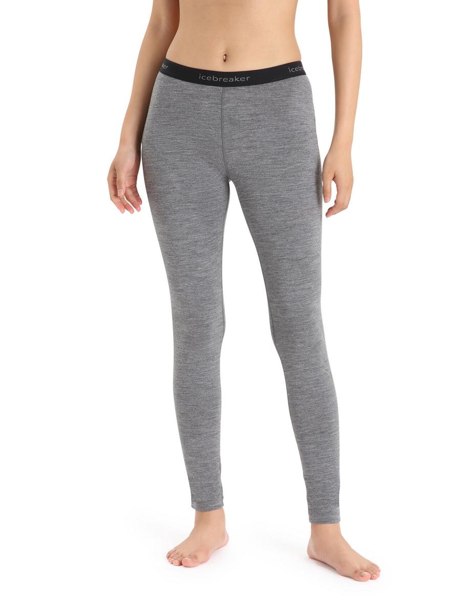 Une pièce Icebreaker Merino 200 Oasis Thermal Leggings Femme Grise | FR 1771DFMN